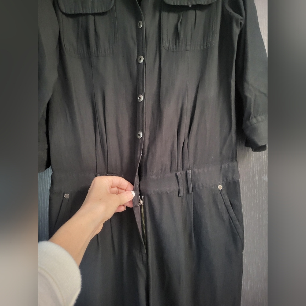 Women's Black Jumpsuit - Picture 4 of 16